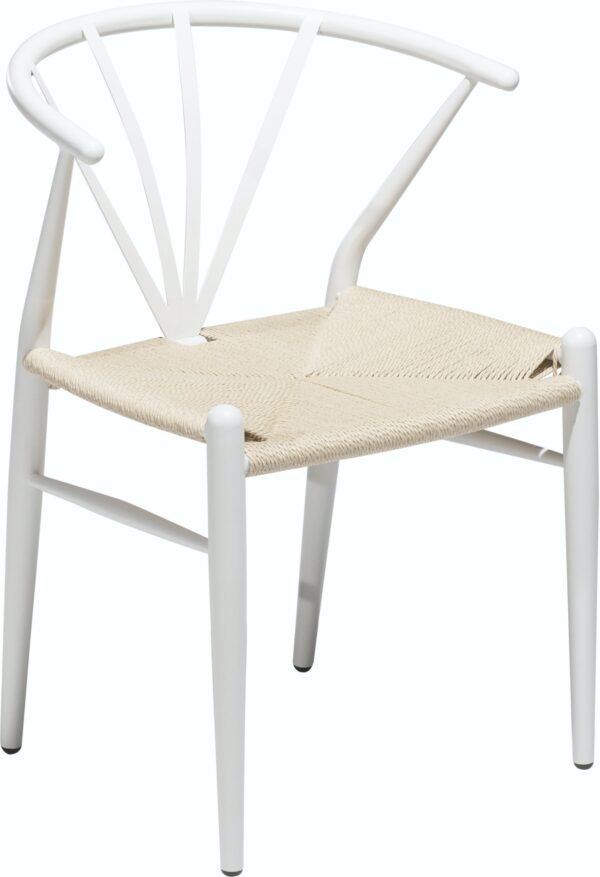 Delta, Spisebordsstol, Y-stol by DAN-FORM Denmark (H: 78 cm. B: 53 cm., Hvid/Beige)