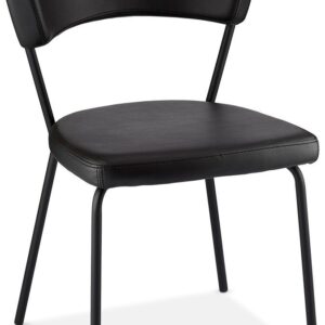 Gordon, Spisebordsstol, PU-læder by Raymond & Hallmark (H: 81 cm. B: 56 cm. L: 54 cm., Sort)