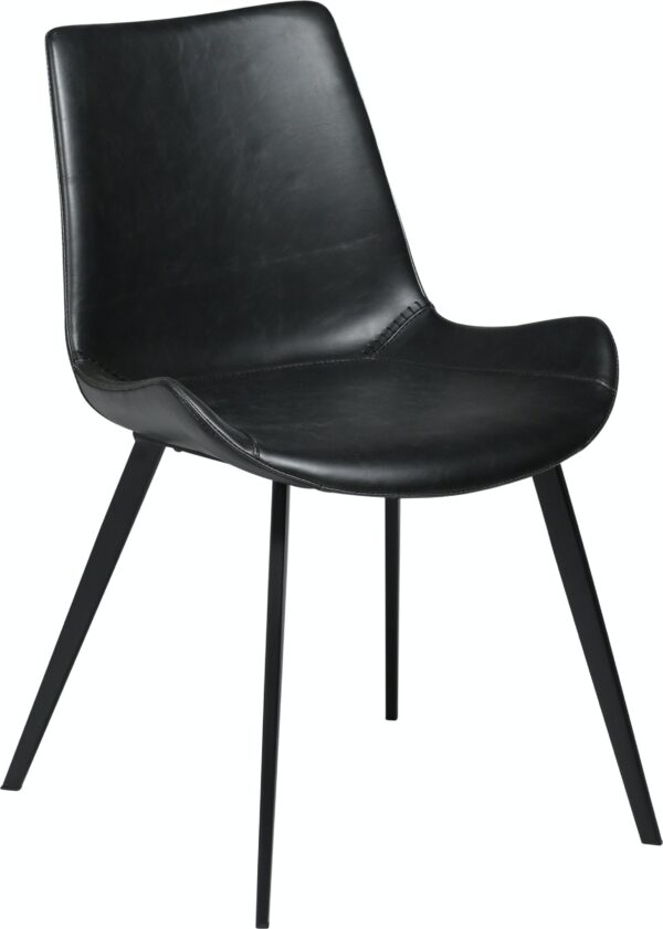 Hype, Spisebordsstol, Kunstlæder by DAN-FORM Denmark (H: 80 cm. B: 52 cm., Sort)