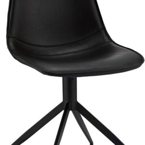 Montrose, Spisebordsstol, PU-læder by Raymond & Hallmark (H: 84 cm. x B: 47 cm. x L: 55 cm., Sort)