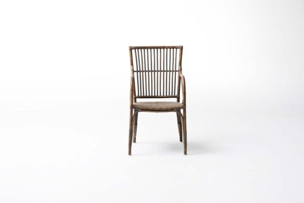 NOVASOLO Wickerworks Duke spisebordsstol - flettet rattan m. armlæn