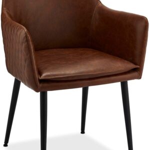 Waterside, Spisebordsstol med armlæn by Raymond & Hallmark (H: 84 cm. B: 62 cm. L: 57 cm., Brun)