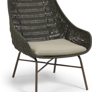 Abeli, Udendørs spisebordsstol by LaForma (H: 85 cm. B: 68 cm. L: 67 cm., Grøn)