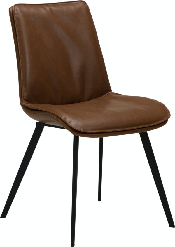 Fierce, Spisebordsstol, Kunstlæder by DAN-FORM Denmark (H: 85 cm. B: 49 cm. L: 60 cm., Brun)