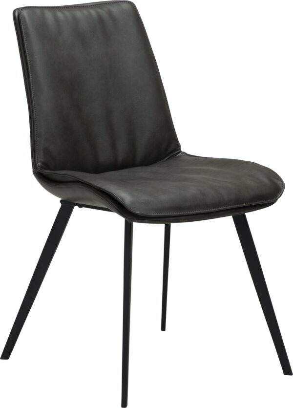 Fierce, Spisebordsstol, Kunstlæder by DAN-FORM Denmark (H: 85 cm. B: 49 cm. L: 60 cm., Grå)