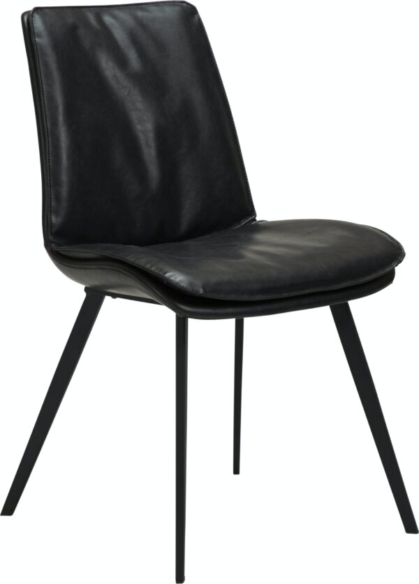 Fierce, Spisebordsstol, Kunstlæder by DAN-FORM Denmark (H: 85 cm. B: 49 cm. L: 60 cm., Sort)