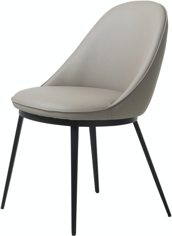 Gain, Spisebordsstol, Læder by Unique Furniture (H: 82 cm. x B: 51,5 cm. x L: 60 cm., Taupe)