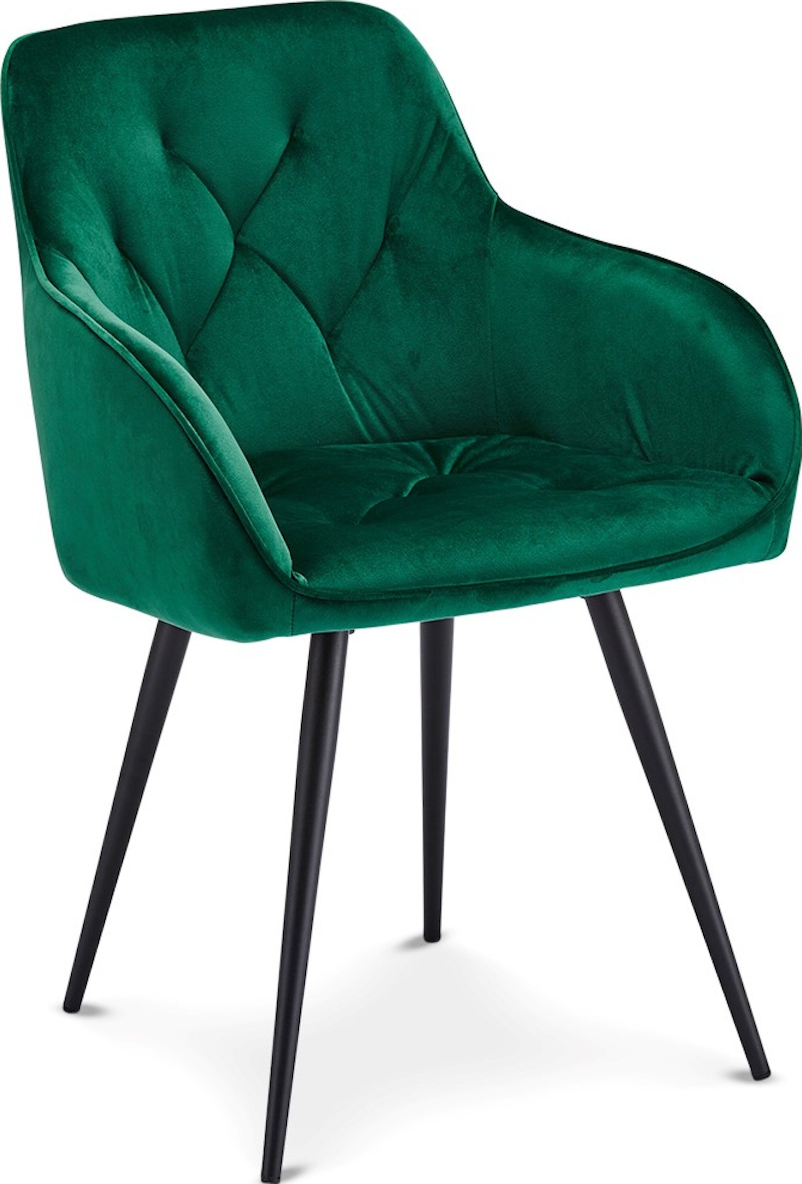 Hopton, Spisebordsstol med armlæn, Stof by Raymond & Hallmark (H: 85 cm. x B: 59 cm. x D: 62 cm., Grøn)