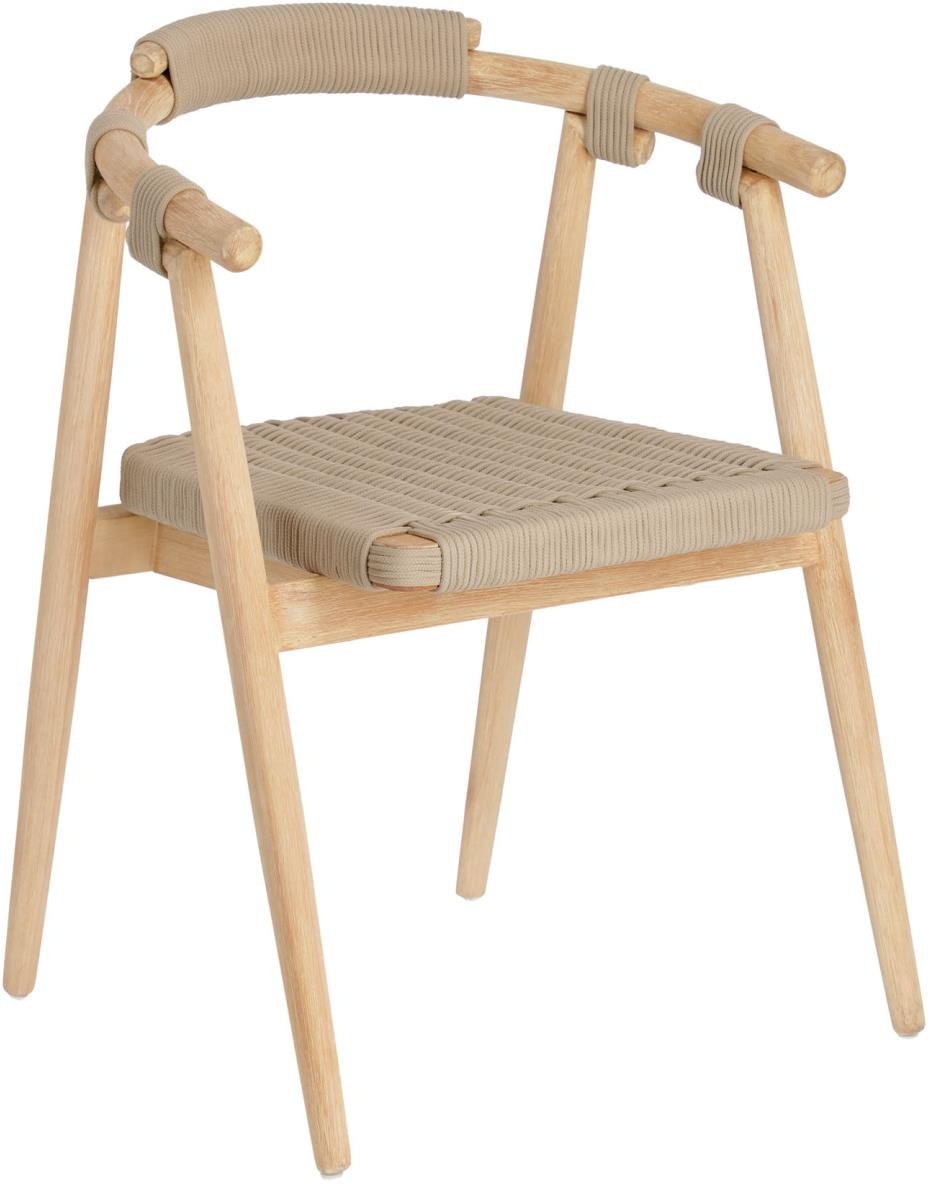 Majela, Udendørs spisebordsstol by LaForma (H: 77 cm. B: 58 cm. L: 51 cm., Beige)