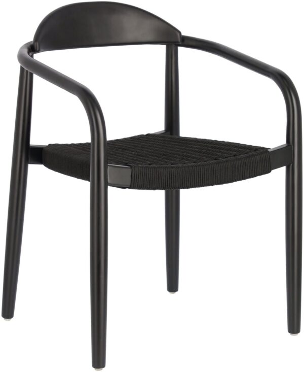 Nina, Spisebordsstol by LaForma (H: 78 cm. B: 56 cm. L: 50 cm., Sort)