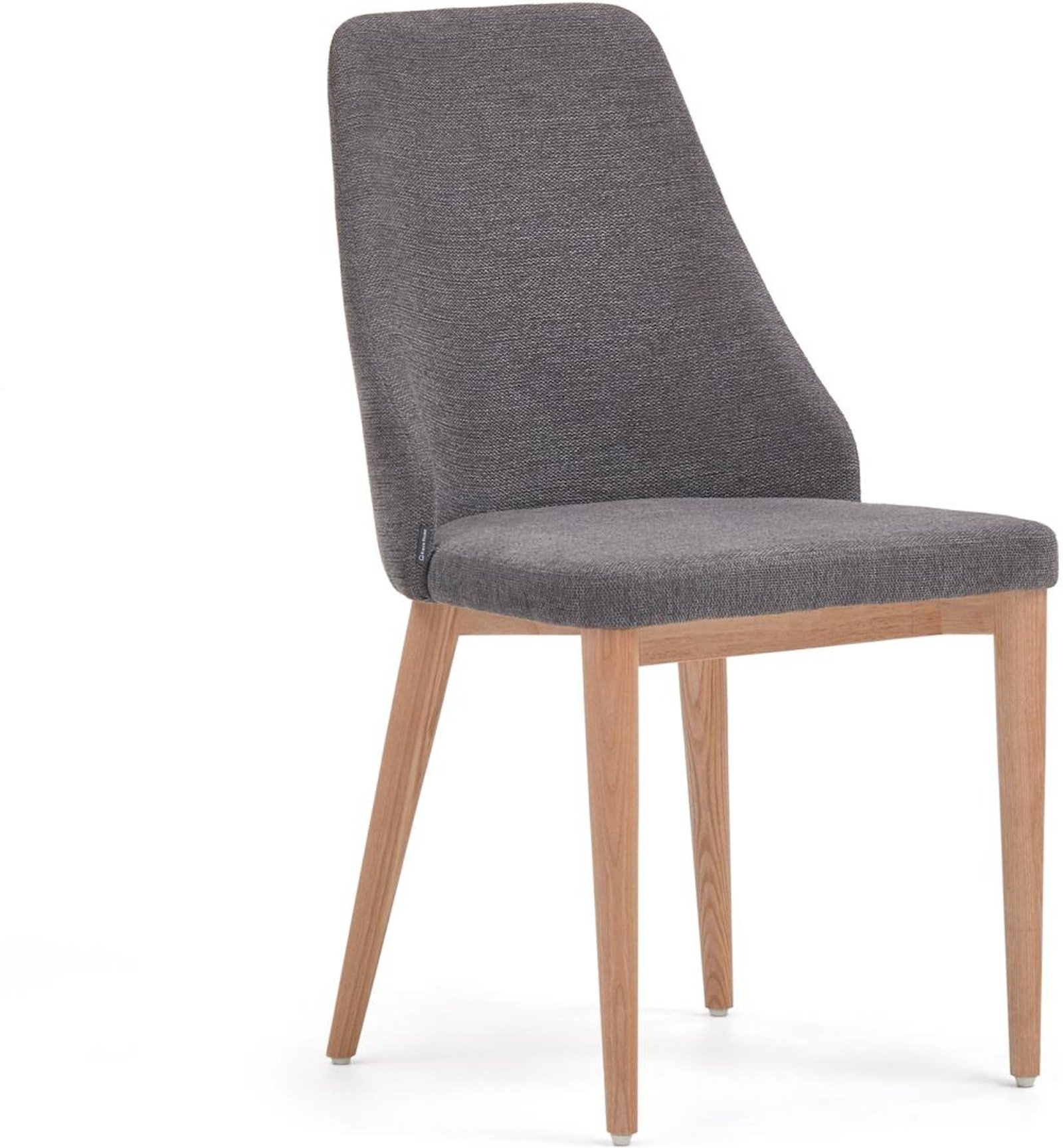 Rosie, Spisebordsstole, nordisk, moderne, rustik, stof by Laforma (H: 88 cm. x B: 48 cm. x L: 56 cm., Grå/Natur)