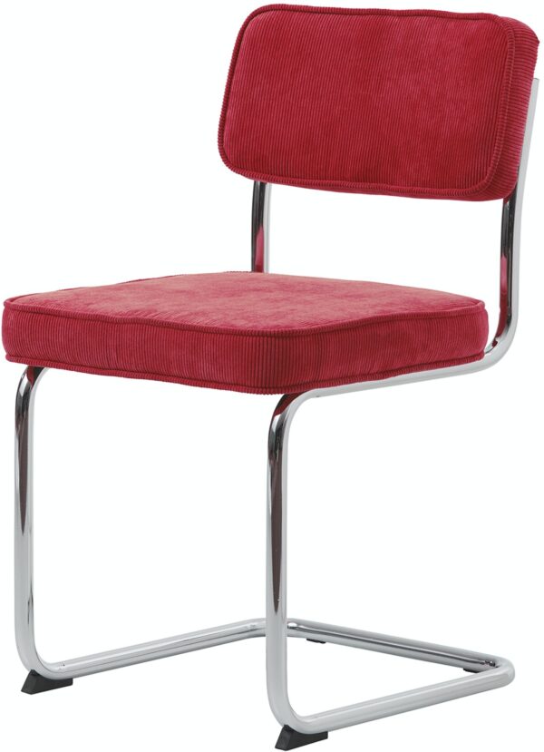 Rupert, Spisebordsstol, Stof by Unique Furniture (H: 84 cm. x B: 50 cm. x L: 53 cm., Rød)