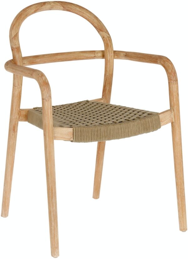 Sheryl, Udendørs spisebordsstol by LaForma (H: 83 cm. B: 57 cm. L: 56 cm., Natur/beige)