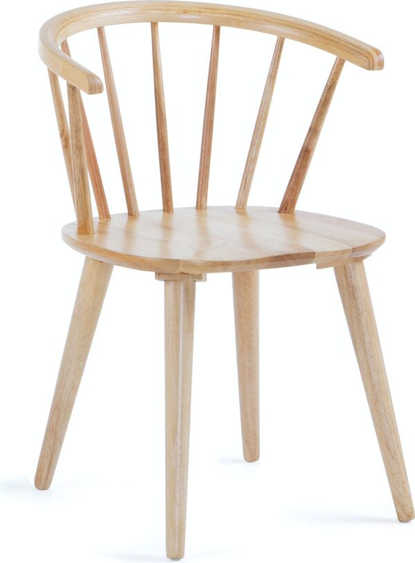 Trise, Spisebordsstol, solidt træ by LaForma (H: 77 cm. B: 53 cm. L: 54 cm., Natur)