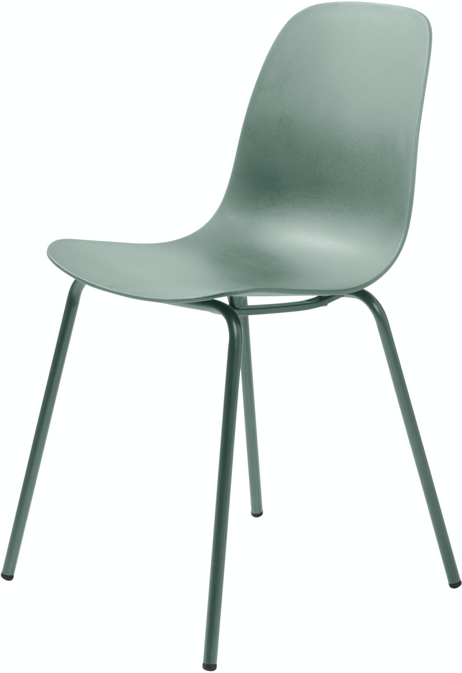 Whitby, Spisebordsstol med ergonomiske kurver by Unique Furniture (H: 84 cm. x B: 50 cm. x L: 50 cm., Grøn)