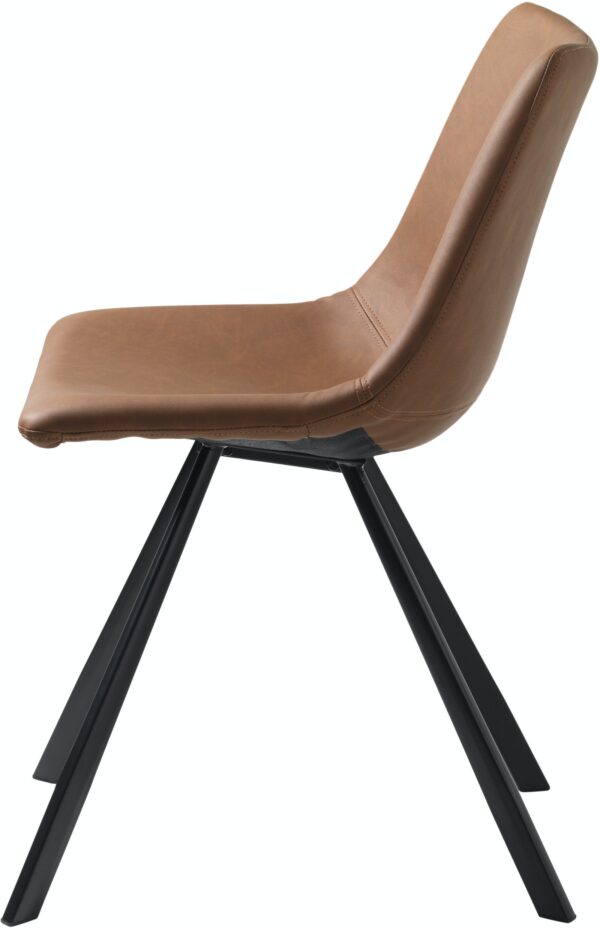 Yukon, Spisebordsstol, Kunstlæder by Unique Furniture (H: 78,5 cm. x B: 47 cm. x L: 54 cm., Tan)
