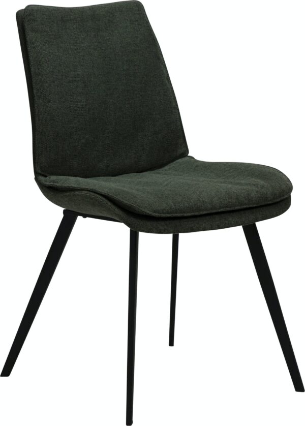 Fierce, Spisebordsstol, Stof by DAN-FORM Denmark (H: 85 cm. B: 49 cm. L: 60 cm., Grøn)