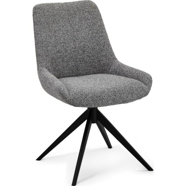 Helena, Spisebordsstol, Stof by Raymond & Hallmark (H: 89 cm. x B: 63 cm. x D: 55 cm., Grå)