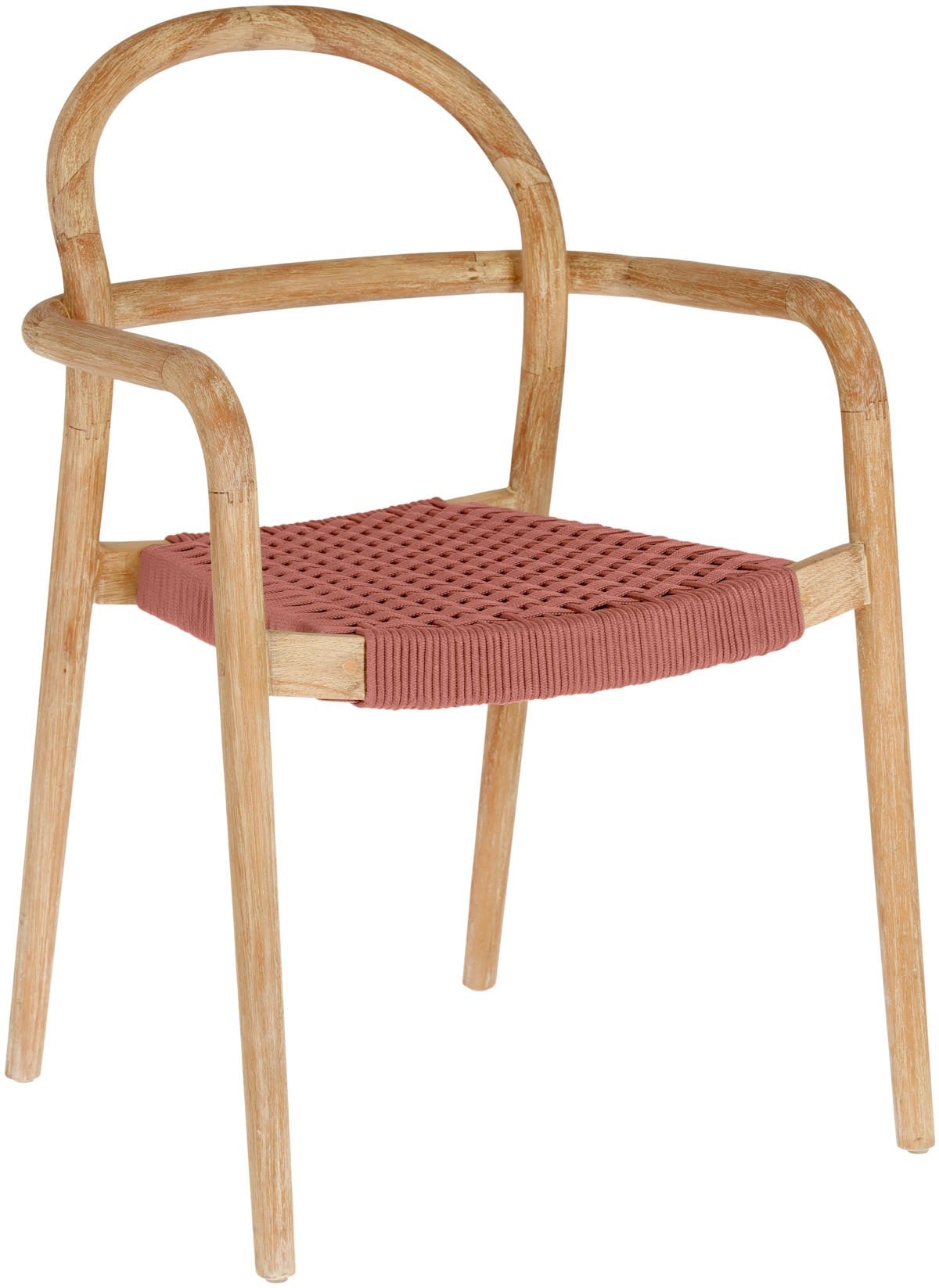Sheryl, Udendørs spisebordsstol by LaForma (H: 83 cm. B: 57 cm. L: 56 cm., Lyserød)
