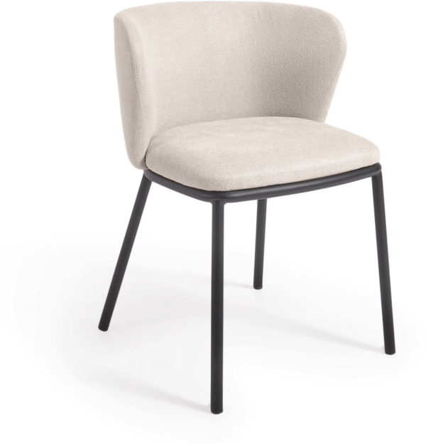 Ciselia, Spisebordsstol, beige, stof