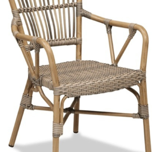 Udendørs spisebordsstol House of Sander Aaron natur aluminium H83xB54xD57 cm