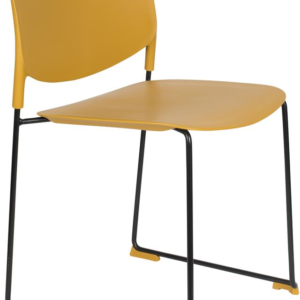 Spisebordsstol Studio White Stacks mørk sand polypropylen stabelbar