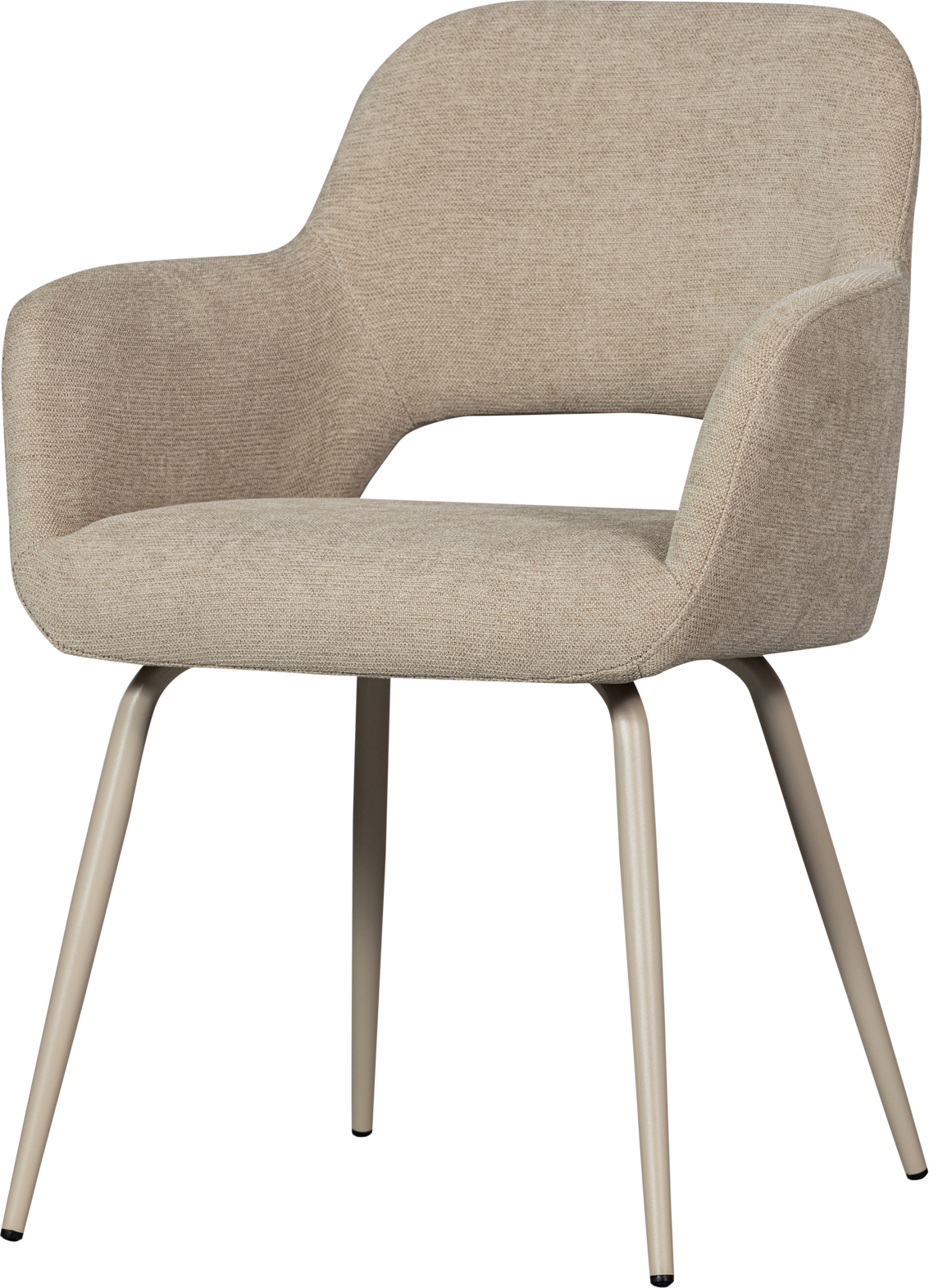 Spisebordsstol WOOOD Collection Jenny natur polyester spisestol H80xB58xD58 cm